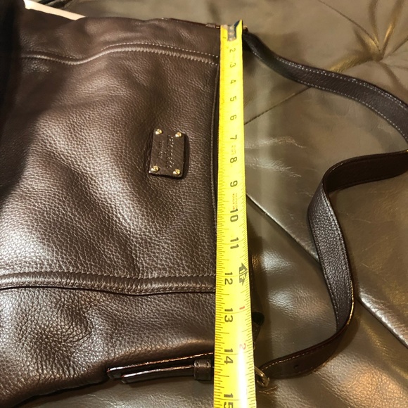 Kate Spade || NWOT || Dark Brown Large Shoulder Bag w/ Dustbag - Picture 9 of 13